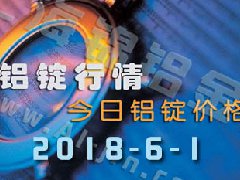 鋁錠行情2018：6月1日鋁錠價(jià)格,各地今日鋁價(jià)
